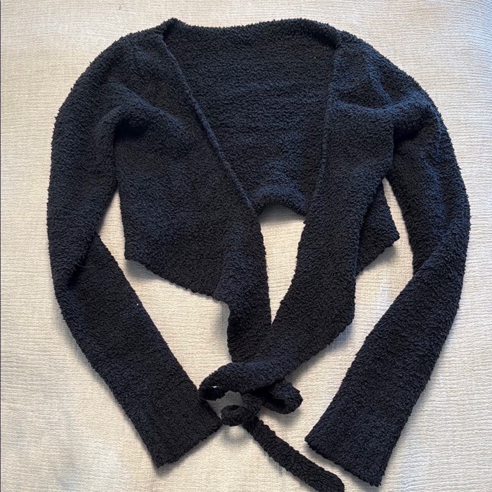 SKIMS Teddy Plush Cropped Women's Cardigan size s/m
